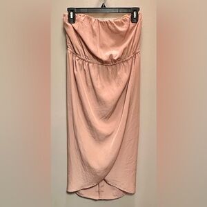 Lush Strapless Midi Dress